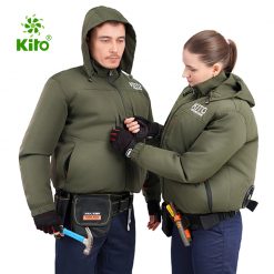 Bộ Áo Điều Hòa KITO KT03 Chính Hãng - Pin 30.000mAh, Quạt 24V, Màu Xanh Quân, BH 1 Năm